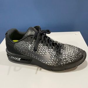 Men’s Running Shoes Nike Air Max Sequent 2 Black/Grey Size 11